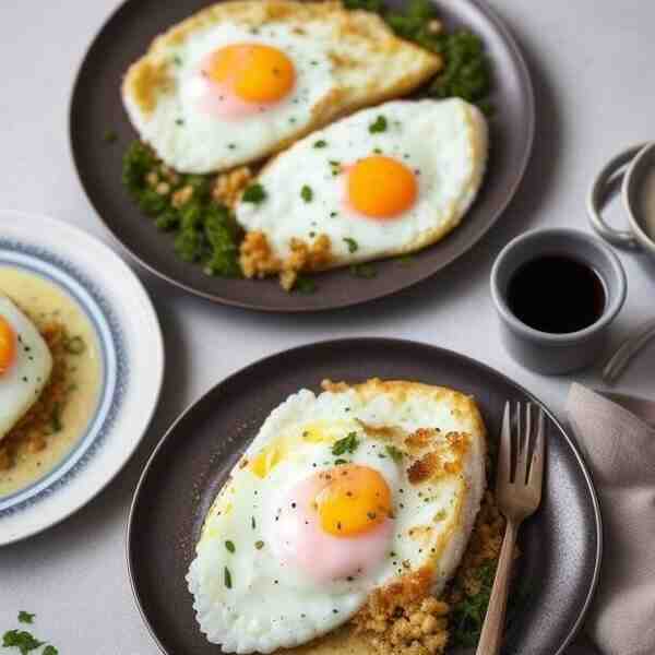 Судак запеченный с рисом и яйцами